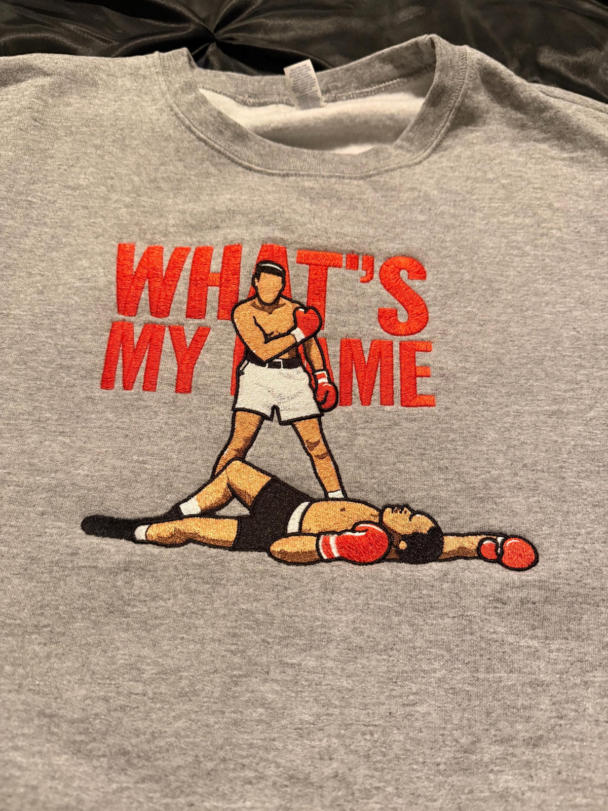 Muhammad Ali Embroidered Crewneck Sweater