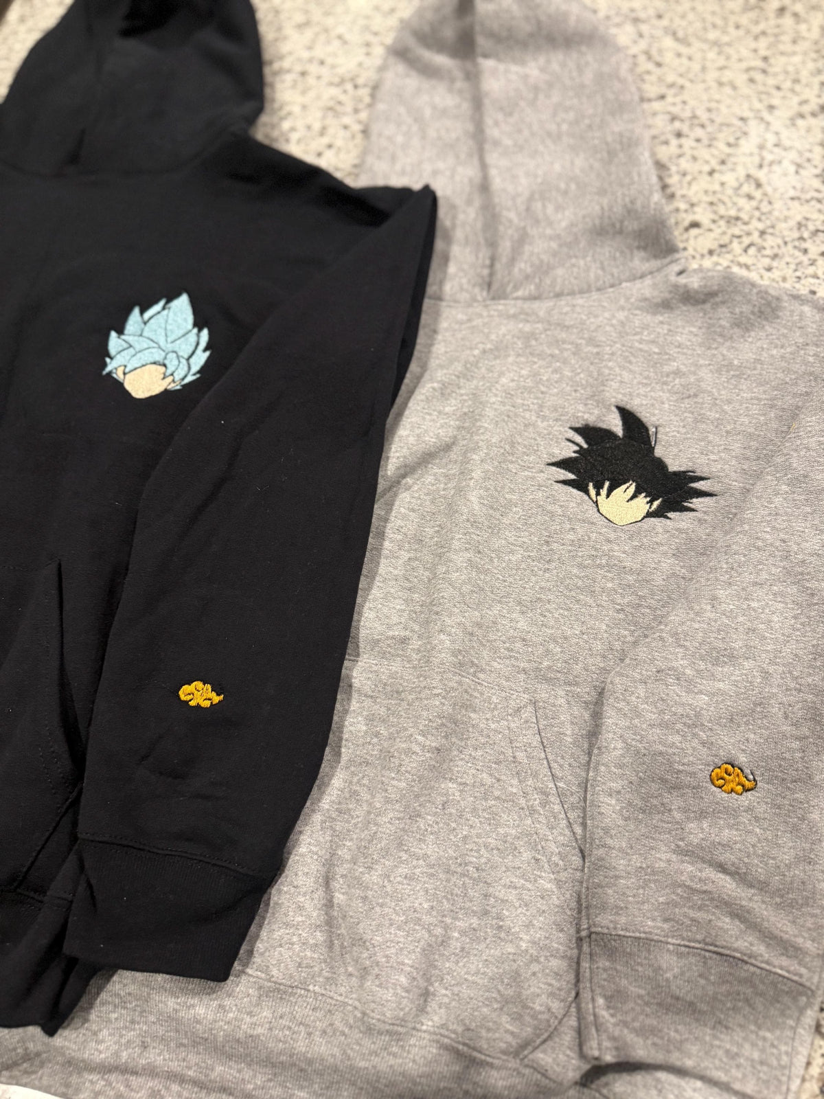DBZ - Son Goku Embroided Hoodie Design 1