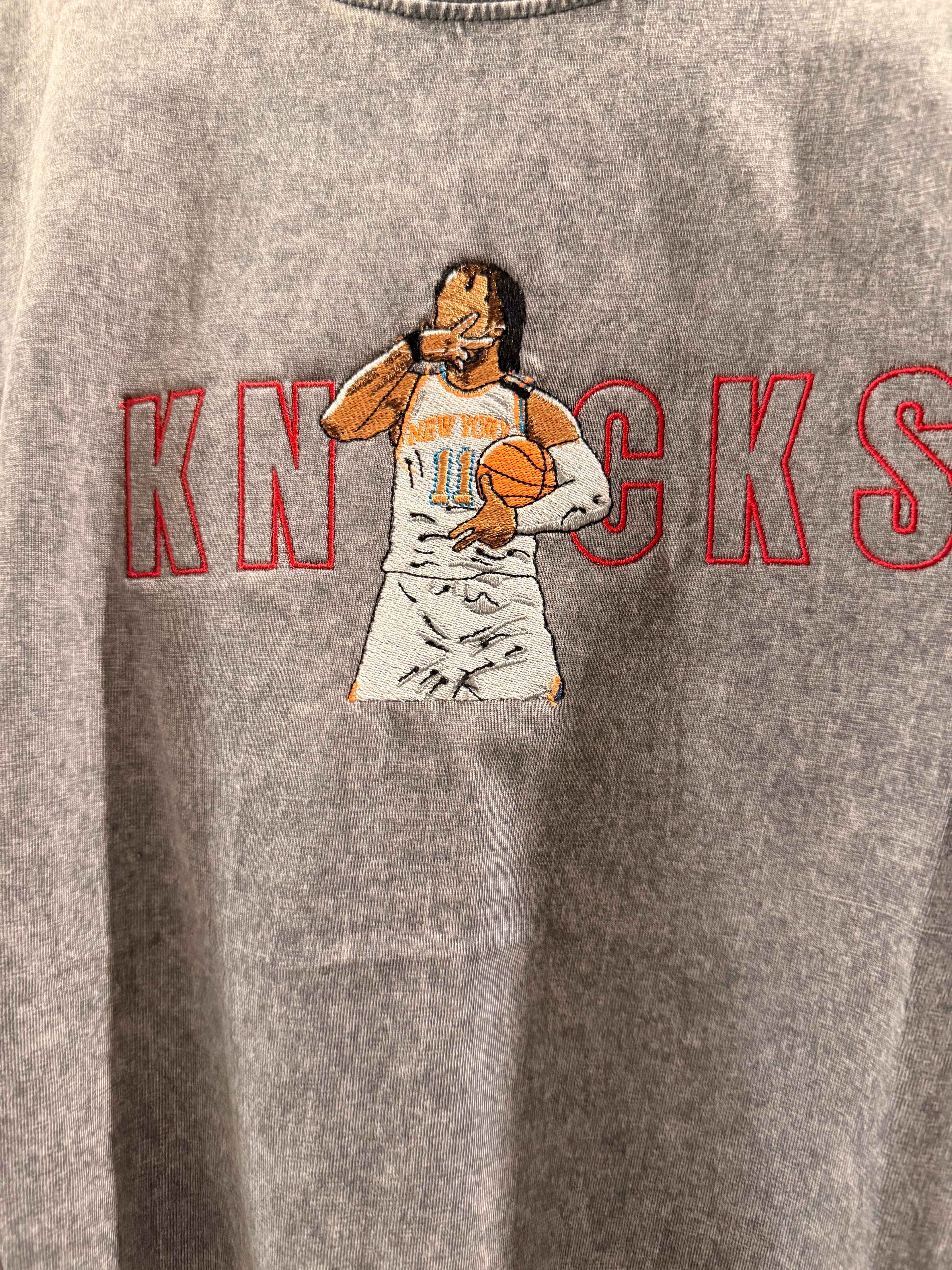 Jalen Brunson Knicks Tribute Embroidered T-Shirt