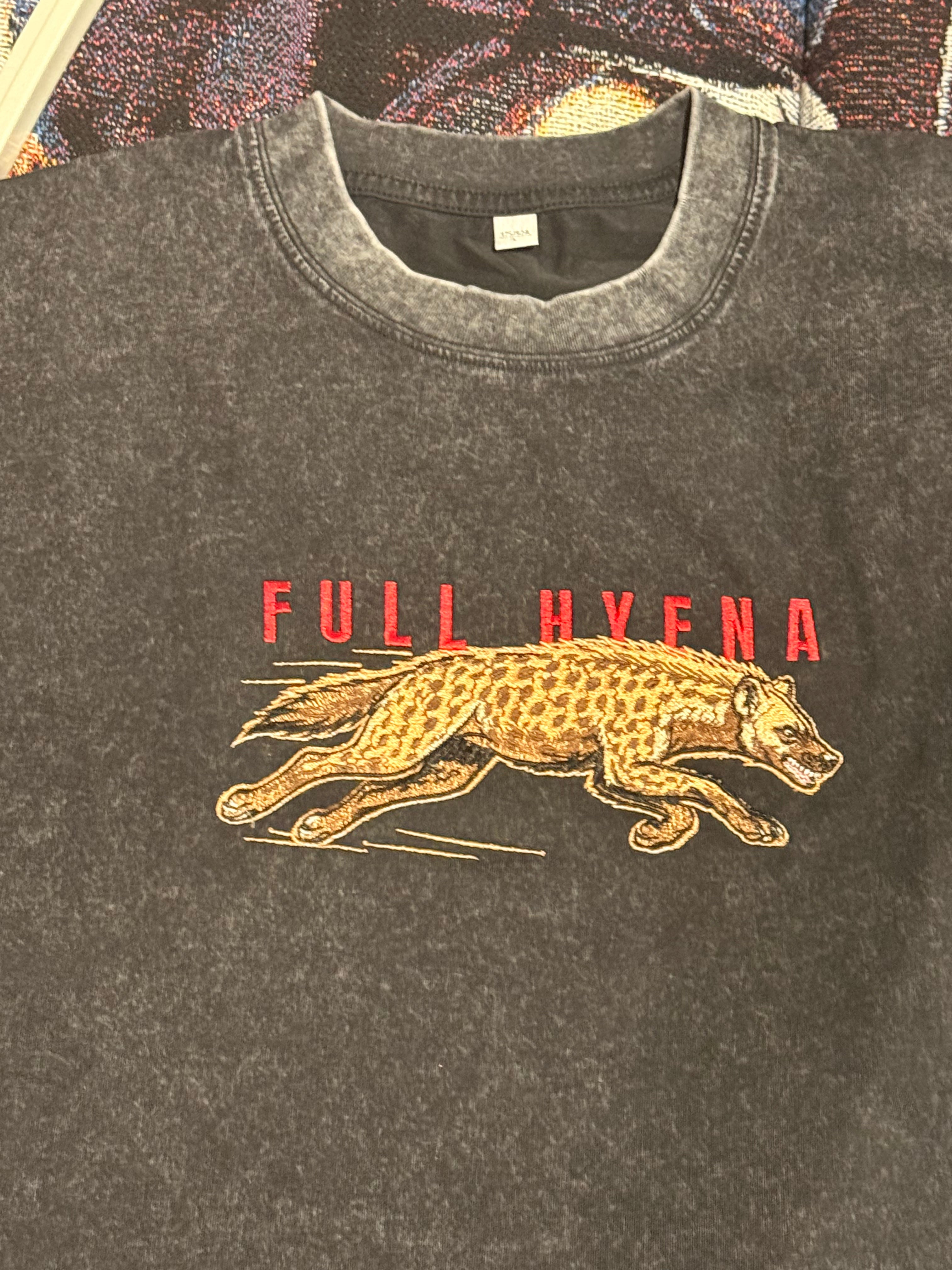Custom Order - Full Hyena Heat Pressed + Embroidered