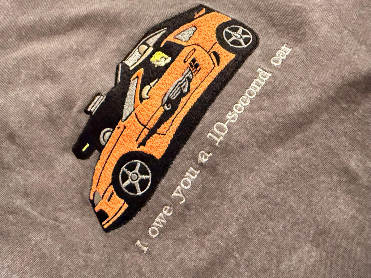 Fast and Furious - Brian & Dom Embroidered T Shirt