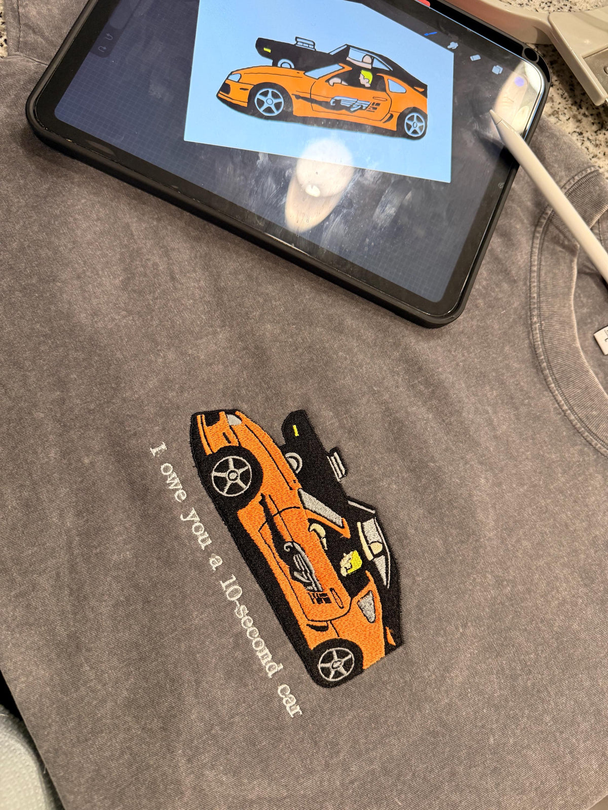 Fast and Furious - Brian & Dom Embroidered T Shirt