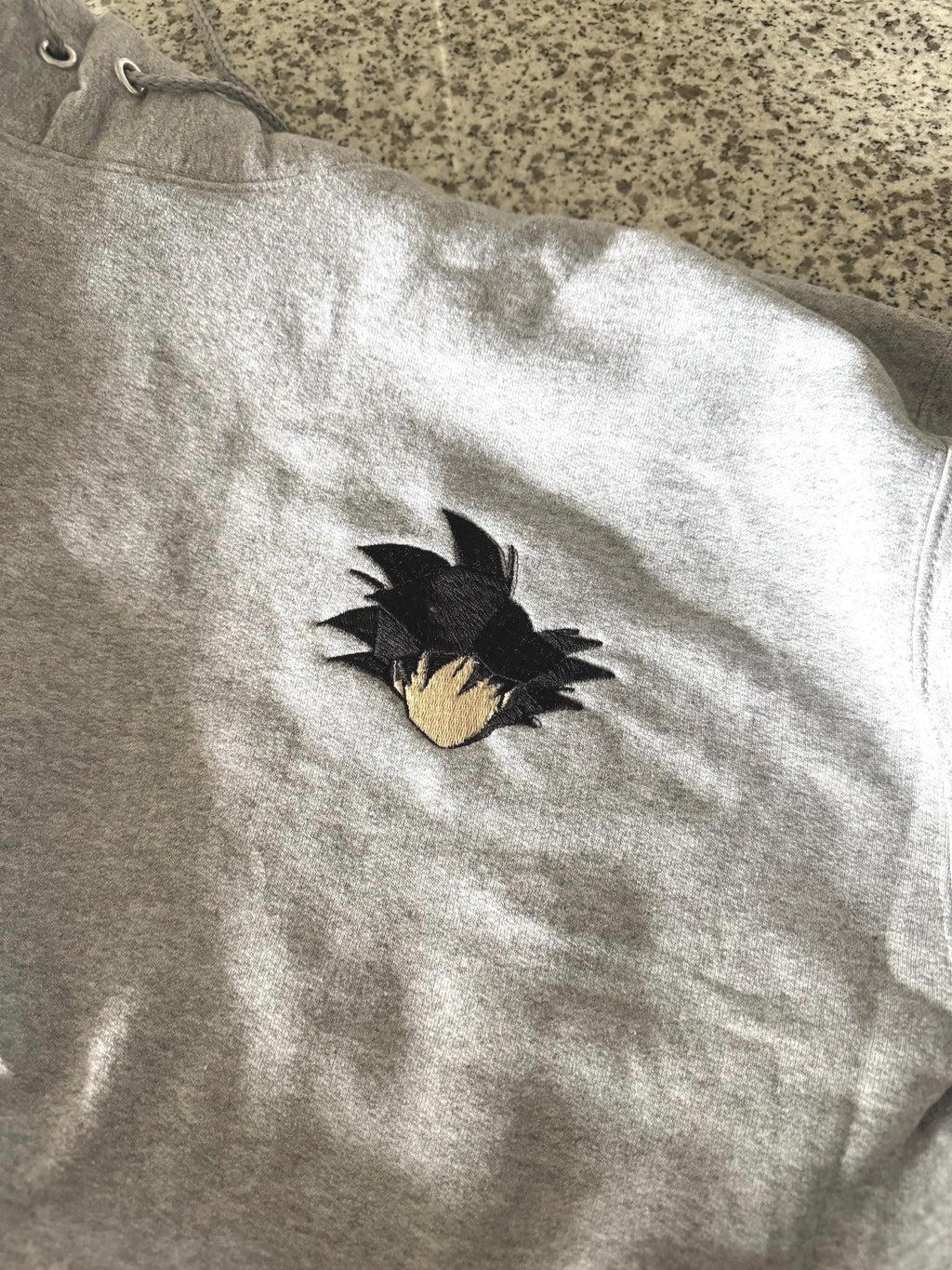 DBZ - Son Goku Embroided Hoodie Design 1