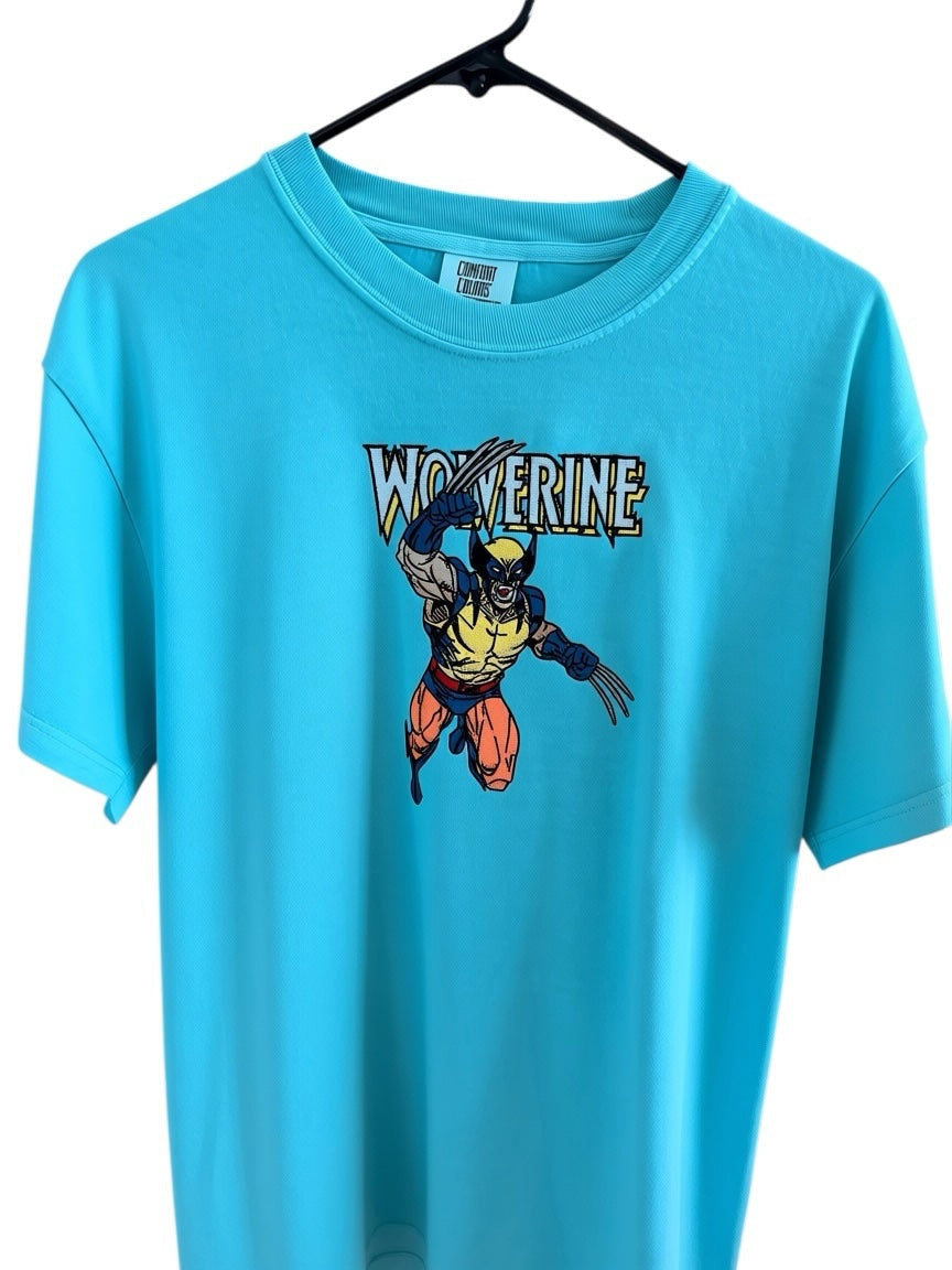 Wolverine Embroidered Graphic Crewneck T-Shirt