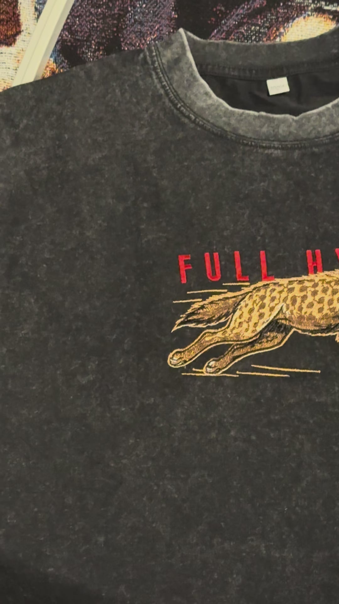 Custom Order - Full Hyena Heat Pressed + Embroidered