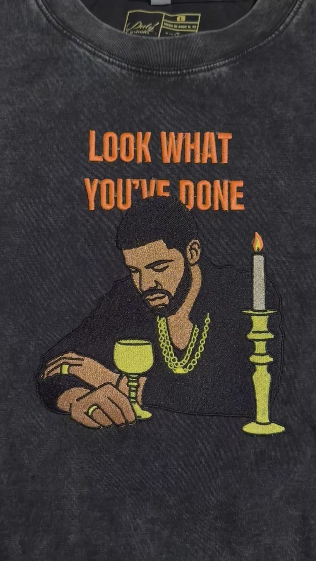 Drake - Take Care Inspired Embroidered Shirt