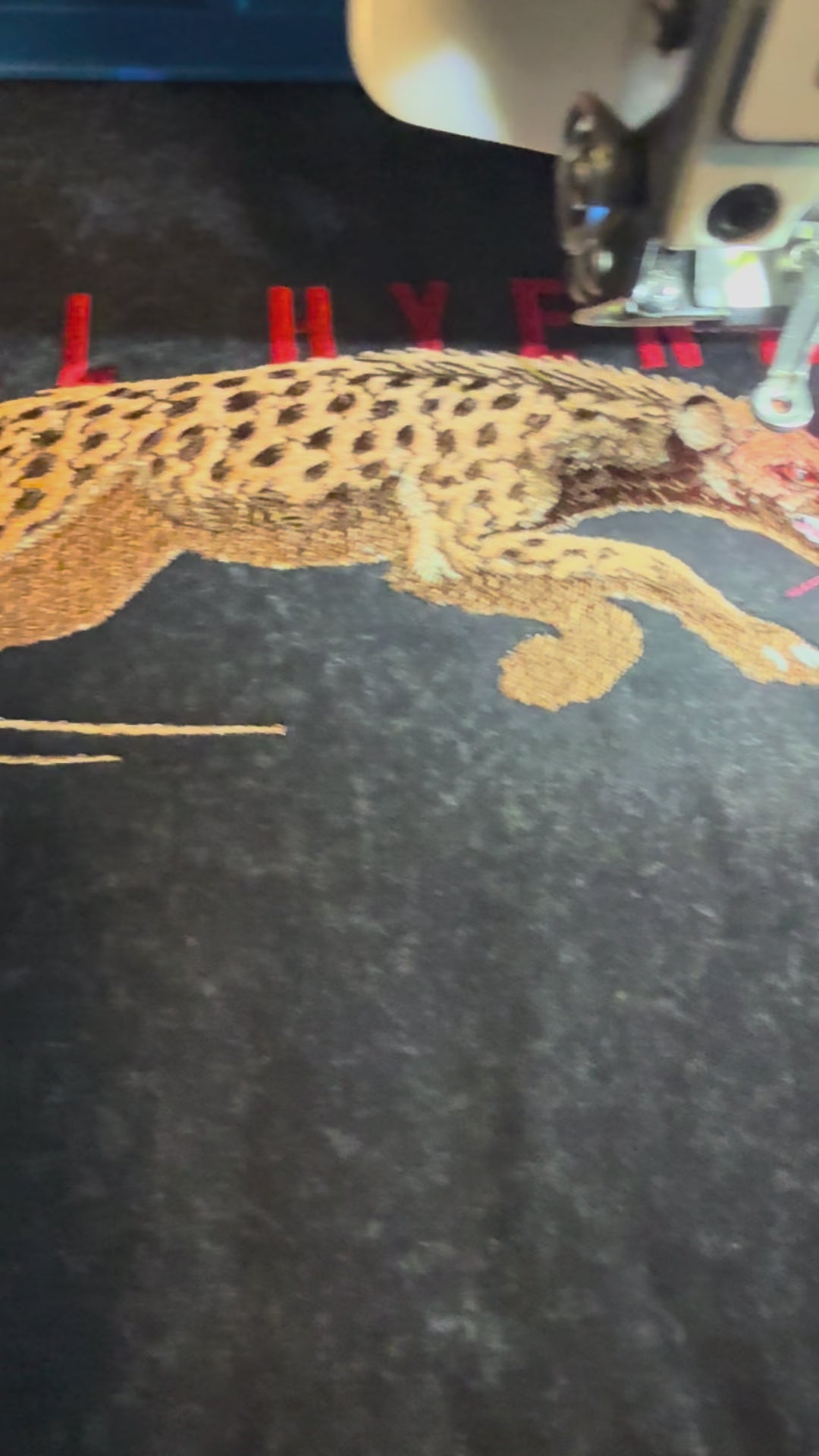 Custom Order - Full Hyena Heat Pressed + Embroidered